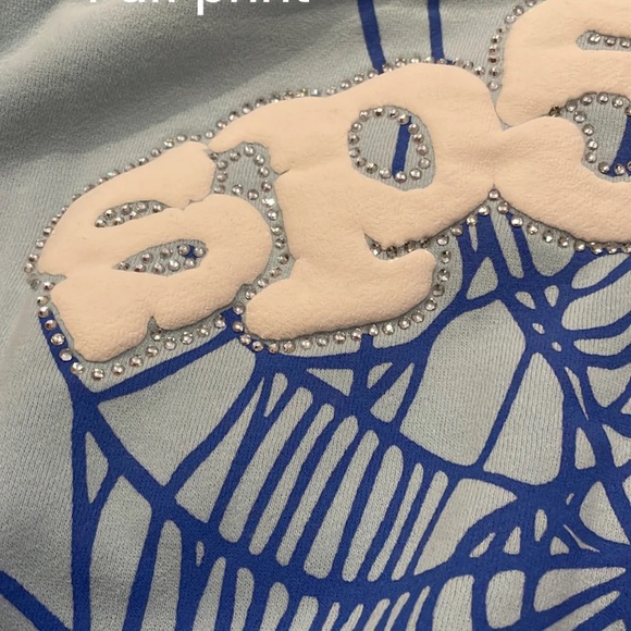 Spider hoodie 1:1 puff print / 100% cotton any colour, any size - Picture 2 of 11